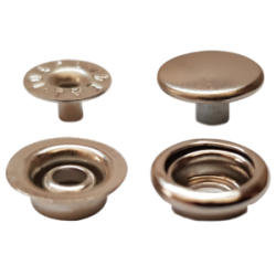 Broche de Presión Pxl 19 Plata  1000 piezas