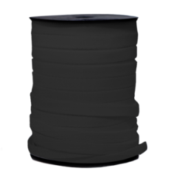 Rollo Tubular Negra 16 mm  100 metros