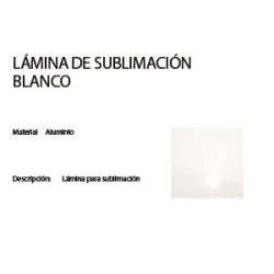 lámina para sublimar blanca 20x30cm