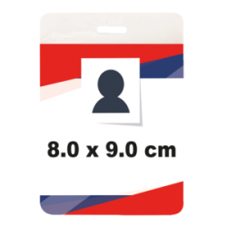 Mica Vertical Rígida 8x9cm 100 piezas