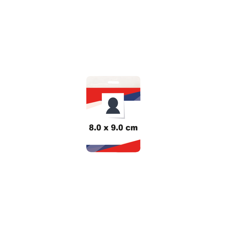 Mica Vertical Rígida 8x9cm 100 piezas